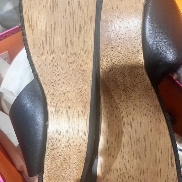 Tory Burch Black Slide Sandals - Picture 5 of 6